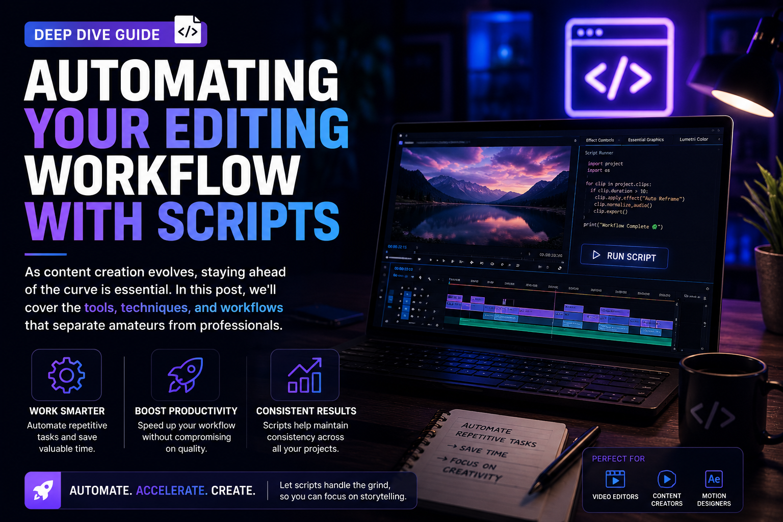 Automating Your Editing Workflow with Scripts
